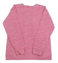 Světlerůžová vzorovaná mikina Primark 