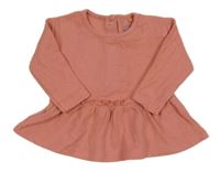 Růžová žebrovaná tunika Next