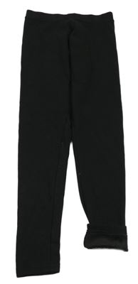 Černé zateplené legíny Primark