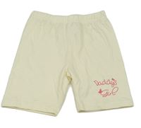 Smetanové kraťasy s nápisem Shein