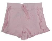 Světlerůžové teplákové kraťasy Primark