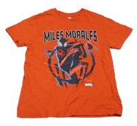 Červené tričko se Spidermanem a nápisem