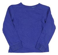 Fialové melírované mikinotriko