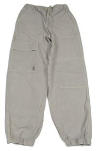 Béžové cargo cuff rifle Zara