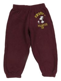 Vínové tepláky se Snoopym Zara