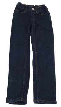 Tmavomodré slim rifle H&M