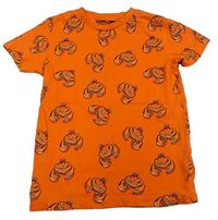 Oranžové tričko s kraby Next