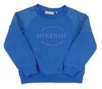 Modrá mikina s logem McKenzie 
