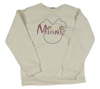 Smetanová mikina s Minnií George 