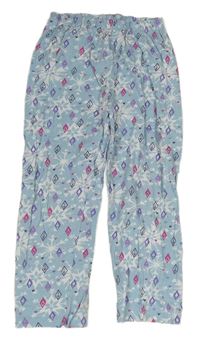 Světlemodré tepláky se vzorem Primark