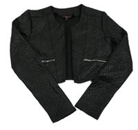 Černé vzorované sakové bolerko Coolcat 