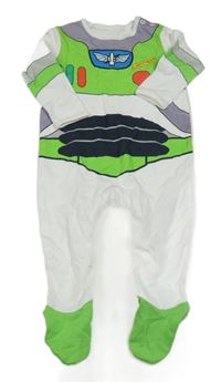 Bílo-zeleno-šedý overal - Buzz George