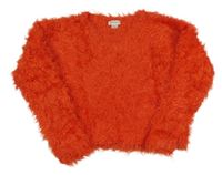 Červený chlupatý svetr River Island