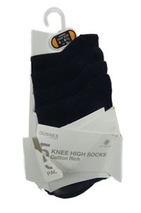 Nové - 4x - Tmavomodré ponožky Dunnes vel. 23-26