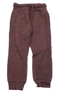 Růžovohnědé tepláky George 