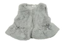 Šedá kožešinová podšitá vesta River Island