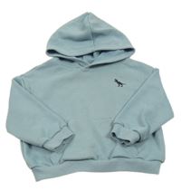 Světlemodrá oversize mikina s kapucí Cozy Pixies