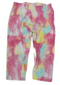 Barevné batikované capri legíny Topolino