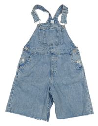 Modré riflové laclové kraťasy H&M