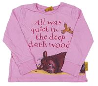 Růžové pyžamové triko s Gruffalem Mothercare