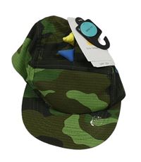 Khaki-army plátěná kšiltovka s ostny M&S