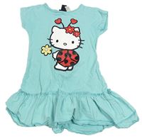 Mentolové šaty s Kitty H&M