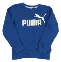 Cobaltově modrá mikina s logem PUMA