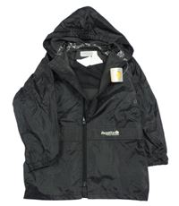 Nové - černá šusťáková nepromokavá funkční bunda s kapucí Regatta