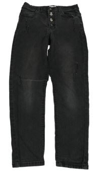 Černošedé slim teplákové rifle s prošoupáním KIABI