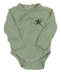 Olivové žebrované zavinovací body s hvězdičkami Ergee