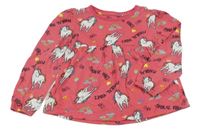 Jahodová tunika s jednorožci 