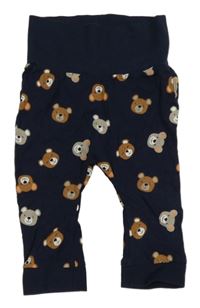 Tmavomodré tepláky s medvídky dopodopo