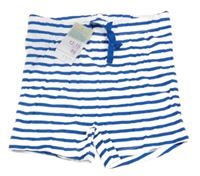 Nové - bílo-modré pruhované kraťasy PRIMARK
