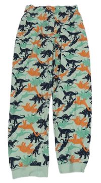 Mátové pyžamové kalhoty s dinosaury