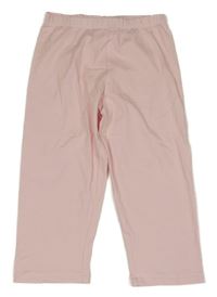 Světlerůžové capri legíny famy