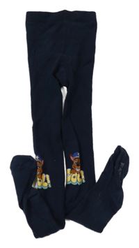 Tmavomodré punčocháče s PAW PATROL - Chase H&M