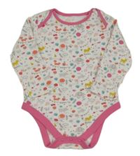 Bílé puntíkaté body se zvířaty Mothercare
