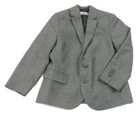 Šedé melírované slavnostní sako