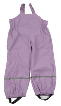 Levandulové nepromokavé laclové kalhoty Kiki&Koko