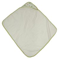 Bílá osuška s kapucí s dinosaury