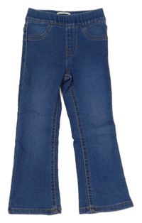 Modré teplákové flare džegíny Lily & Dan