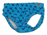 Modré chlapecké plenkové plavky s kraby