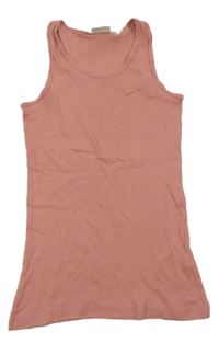 Starorůžový žebrovaný top Tom Tailor