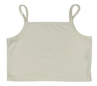 Bílý crop top Shein