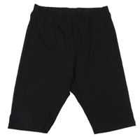 Černé elastické kraťasy H&M