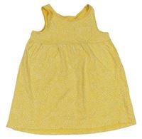 Žlutá vzorovaná tunika H&M