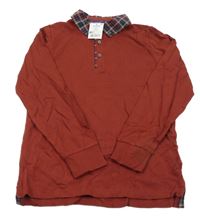 Nové - vínové polo triko Next