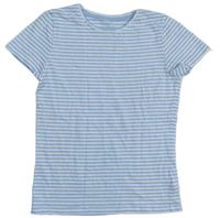 Modro-bílé pruhované pyžamové tričko F&F