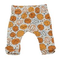 Šedo-oranžové tepláky s dýněmi Nutmeg