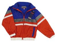 Nové - Modro-bílo-červená sportovní propínací mikina 